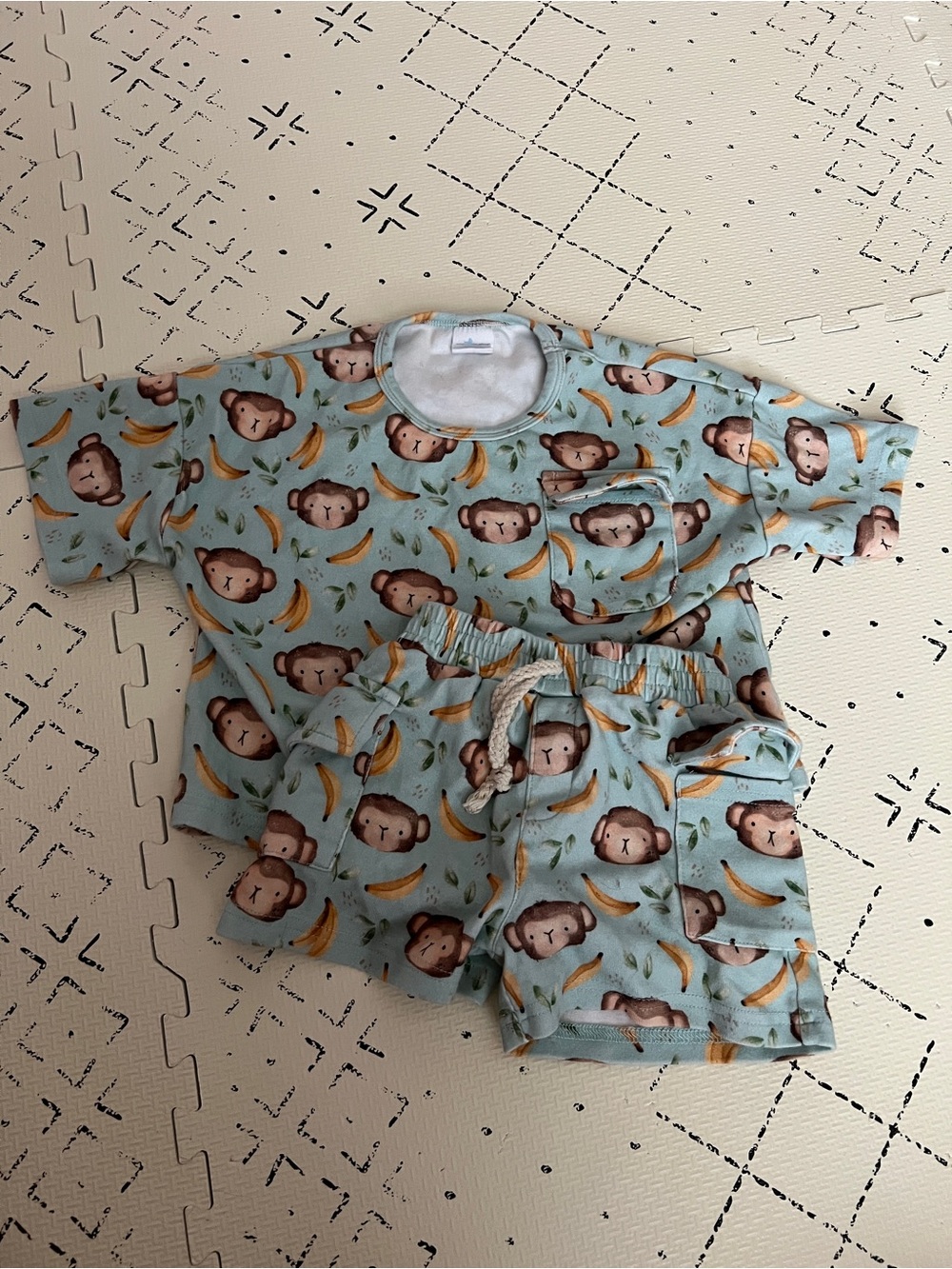 little one shop monkey slouchy set 18 month